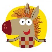 Зебра в клеточку