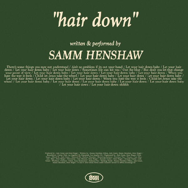 Samm Henshaw - Hair Down